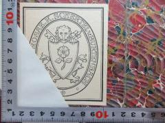 - (Schertel von Burtenbach, Rosae K.), Siegel: Exlibris; 'Exlibris Rosae. K. Schertel v. Burtenbach'. 