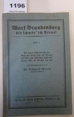  Mark Brandenburg dir schwör' ich Treue! Heft 4 (1924)