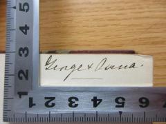 - (Leorget, Anna), Von Hand: Name; 'Leorget Anna'. 