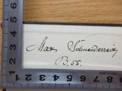 - (Schneiderreitz, Mats), Von Hand: Name; 'Mats Schneiderreitz
B.55.'. 