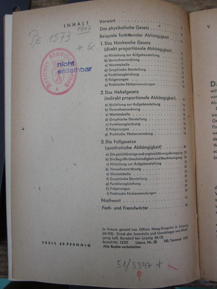 Pe 1573 1947 4. Ex.: Naturgesetz und funktionale Abhängigkeit ([1947])