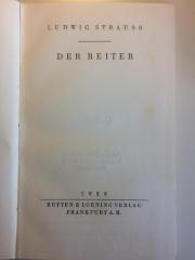 GM 6058 R379 : Der Reiter (1929)