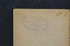 - (Roth, Hilel), Stempel: Name, Ortsangabe; 'הילל ר[...]ח
ירושלים ת׳׳ו
Hilel Roth
Ung. Heuser
Jerusalem'. 