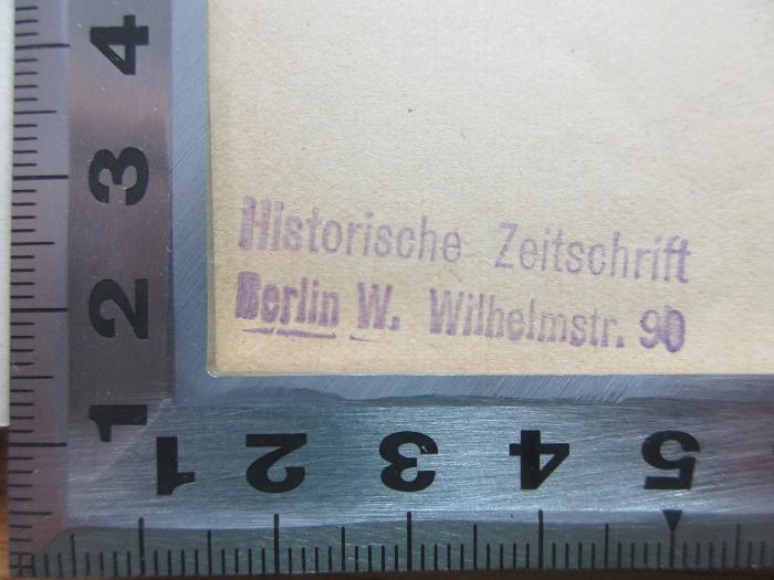 - (Historische Zeitschrift), Stempel: -; 'Historische Zeitschrift
Berlin W. Wilhelmstr. 90'. ;6 X 470 : Kelten, Römer und Germanen in den Rheinlanden (1925)