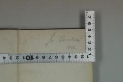 - (Gorodiski, ?), Von Hand: Autogramm, Name, Datum; 'H. Gorodiski
1928.'. 