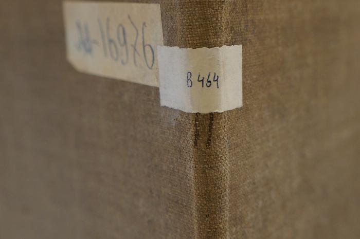 BD 6000 ROD : מצת מצות : ועלילת הדם = Das ungesäuerte Brot und die Anklage des Blutgebrauchs am Passah-Feste (1863);- (unbekannt), Etikett: Signatur; 'B464'. 