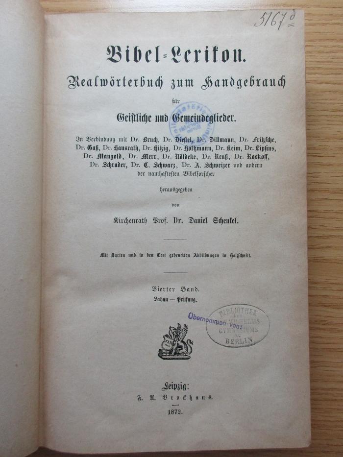 7 B 50&lt;4&gt; : Bibel-Lexikon : 4, Laban - Prüfung (1872)
