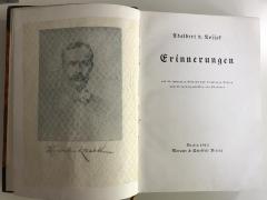 X Kos 510c 513 (ausgeschieden) : Erinnerungen
mit 90 schwarzen Bildern und 9 farbigen Tafeln nach Originalgemälden des Künstlers (1913)