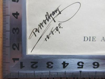- (Wolkan, Rudolf), Von Hand: -; 'R. Wolkan
18. T.95'. ;7 J 46 : Die Aufgaben der Litteraturgeschichte : Akademische Antrittsrede (1894)