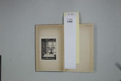 - (ben Avram Halevi Solomon, Kalonymus), Von Hand: Autogramm, Name, Ortsangabe, Datum; 'Garbuz Allon
Tel-Aviv 2004'. 
