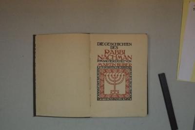R Bub : Die Geschichten des Rabbi Nachman. (1909)