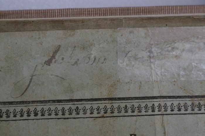 BD 6140 PEN : פני שלמה : על מסחת בבא בתרא (1845);- (unbekannt), Von Hand: Name; 'חנוכה[...]שען[...]'. 