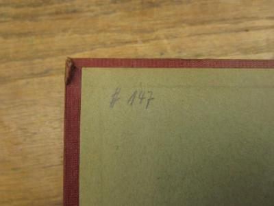 Cm 8250 1.10: Hebbels Werke ([1923]);51 / 6247 (Kahn, Käthe), Von Hand: Exemplarnummer; '# 147'. 