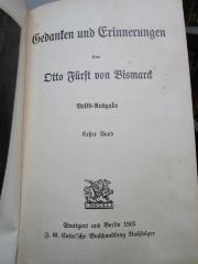  Gedanken und Erinnerungen (1905)