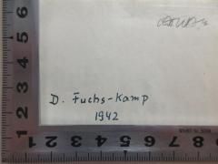 - (Fuchs-Kamp, D.), Von Hand: Name; 'D. Fuchs-Kamp'. 