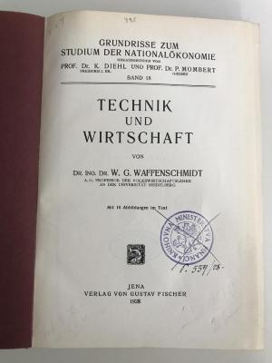 Da 666a (ausgeschieden) : Technik und Wirtschaft (1928)