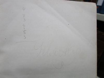 51 / 5353 (unbekannt), Von Hand: Nummer; '4
7
3
4
5
3'. ;51 / 5353 (Scharting[?], [?]), Von Hand: Autogramm, Name; 'Scharting'. 