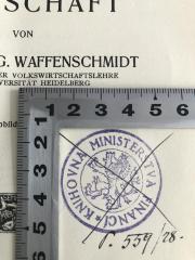 - (Ministerstva Financi Knihovna), Stempel: Name; 'Ministerstva Financi Knihovna'. 