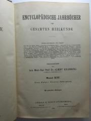 7 R 114&lt;3&gt;30 : Encyclopädische Jahrbücher der gesamten Heilkunde (1906)