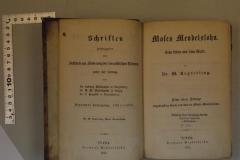 B Men : Moses Mendelssohn. Sein Leben und seine Werke. Nebst einem Anhange ungedruckter Briefe von und an Moses Mendelssohn. (1862)