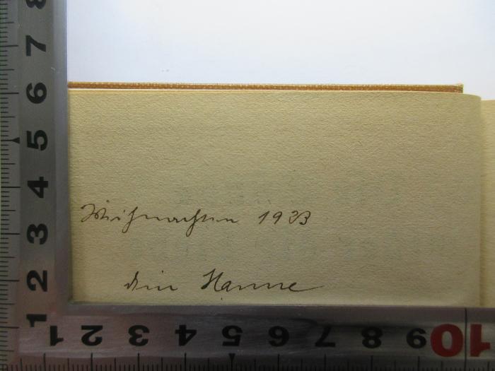 -, Von Hand: -; 'Weihnachten 1923
Dein Nanne';9 X 250&lt;3&gt; : Die Sünde wider die Liebe : ein Zeitroman (1922)
