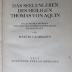 BN 2546 G728 S4 : Das Seelenleben des heiligen Thomas von Aquin (1924)