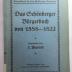 12 F 54 : Das Schönberger Bürgerbuch von 1588 - 1822 (1922)