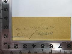 - (Schomaler, Karl), Stempel: -; 'Geneloge Karl Schomaler
Schwerin, Bergstraße 47'. 