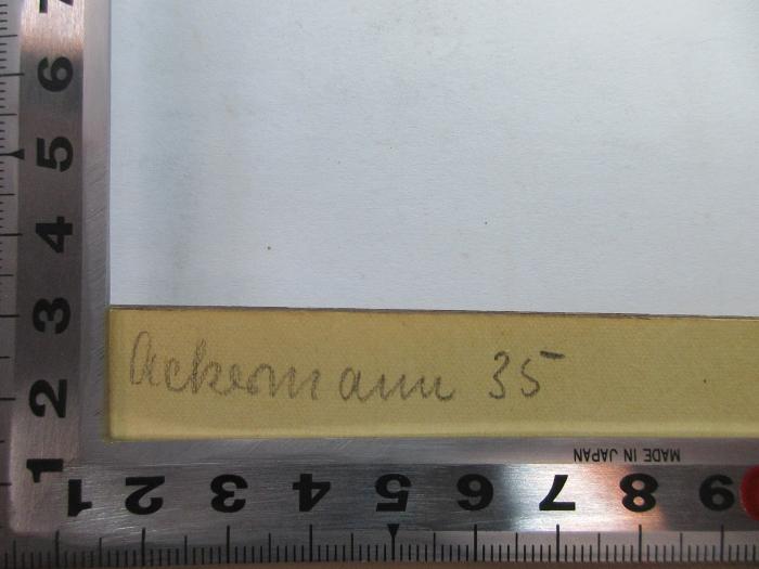 - (Ackermann, [?]), Von Hand: Name; 'Ackermann 35'. ;2 D 89 : Die politischen Parteien (1910)