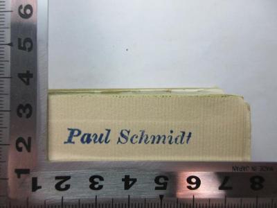 - (Schmidt, Paul), Stempel: Name; 'Paul Schmidt'. ;2 E 238 : Lenin und Gandhi (1927)