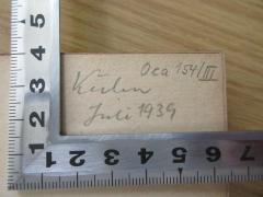 - (Kühn), Von Hand: Autogramm, Datum; 'Kühn Juli 1939'. 