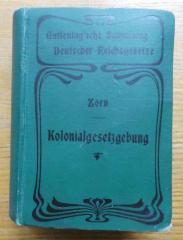 II 2633: Deutsche Kolonialgesetzgebung : Text-Ausgabe mit Anmerkungen und Sachregister (1901)