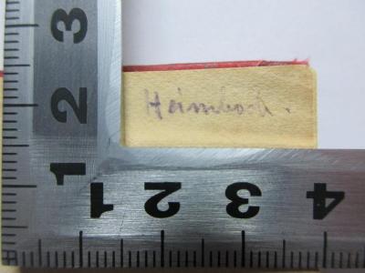 - (Heimbach), Von Hand: Name; 'Heimbach'. ;7 A 12&lt;1&gt; : Geistige Arbeit als Beruf : Vorträge vor dem Freistudentischen Bund : Erster Vortrag : Wissenschaft als Beruf (1919)