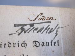 - ([...]enholz, [?]), Von Hand: Autogramm, Name; '[...]enholz'. 