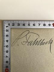 - (Fahlbeck, Pontus Erland Andersson), Von Hand: Name; 'P. Fahlbeck'. 