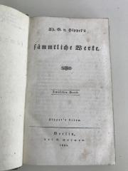 Td 475.11 (ausgeschieden) : Th. G. von Hippel's sämmtliche Werke. (1835)