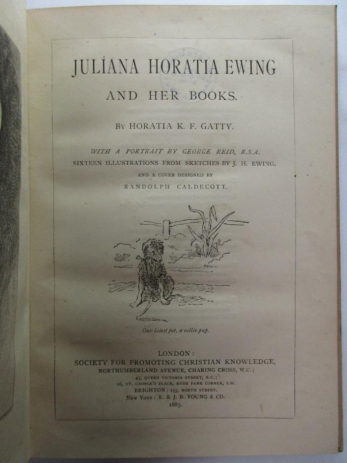 6 M 60 : Juliana Horatia Ewing and her books (1885)