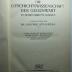 3 E 14 - 1 : Die Geschichtswissenschaft der Gegenwart in Selbstdarstellungen. (1925)