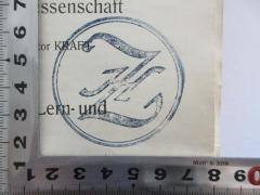 - (Zeus, Heinz), Stempel: Initiale; 'HZ'. 