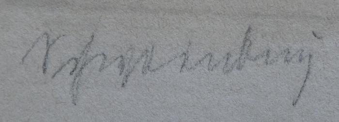 II 15550 2. Ex.: Die Völker Afrikas (1879);- (Schweinburg, Victor), Von Hand: Autogramm, Name; 'Schweinburg'. 