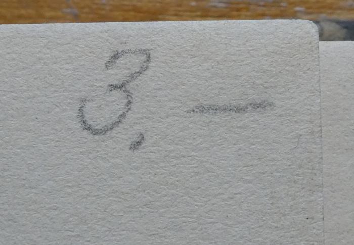 II 19581 2. Ex.: Im Lande des Paradiesvogels : Ernste und heitere Erzählungen aus Deutsch Neu-Guinea (1916);- (unbekannt), Von Hand: Preis; '3.-'. 