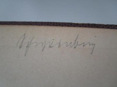 II 16675 3. Ex.: Aus West-Afrika 1873 - 1876 : Erlebnisse und Beobachtungen (1879);- (Schweinburg, Victor), Von Hand: Autogramm, Name; 'Schweinburg'. 