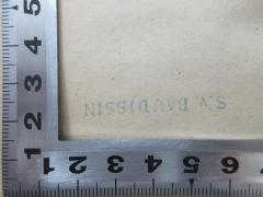 - (Baudissin, S. v.), Stempel: Name; 'S. v. Baudissin'. 