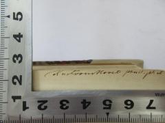 - (Havel, Kurt von), Von Hand: Notiz; 'Kurt von Havel stud. phil.'. 