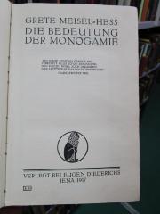 VII 1979 2. Ex.: Die Bedeutung der Monogamie (1917)