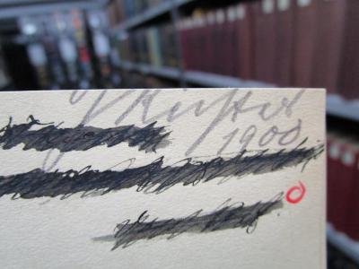 VIII 629 2. Ex.: Friedrich Nietzsche's Weltanschauung und ihre Gefahren : Ein kritischer Essay (1893);- (Richter, G.), Von Hand: Autogramm, Name, Datum; 'G Richter 1900'. 
