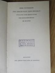 BS 1370 P485 : Das Buch von den Engeln : Stellung und Bedeutung der heiligen Engel im Kultus (1935)