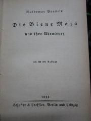 III 23889 dhd: Die Biene Maja und ihre Abenteuer (1922)