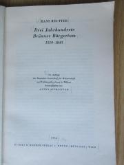 18/79/13606(6) : Drei Jahrhunderte Brünner Bürgertum : 1559-1843 (1942)
