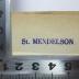 - (Mendelson, St.;Mendelson, Stanislaw), Stempel: Name; 'St. MENDELSON'.  (Prototyp)